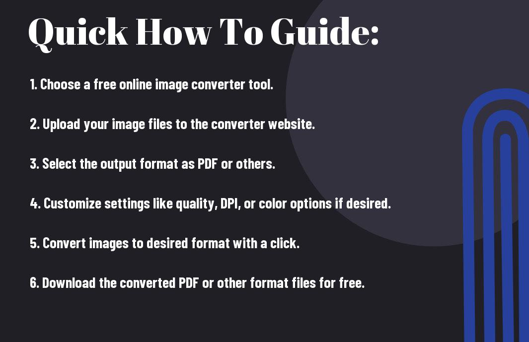 How to Convert Images to PDF and Other Formats Online for Free
