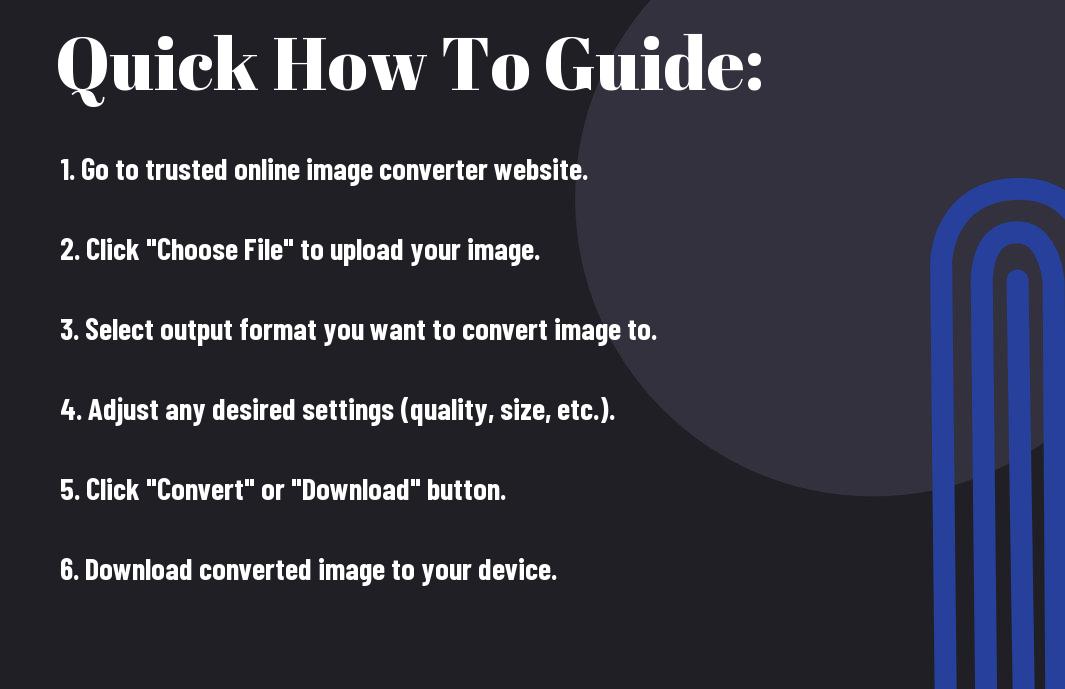 How to Convert Your Images to Different Formats Using Free Online Converters