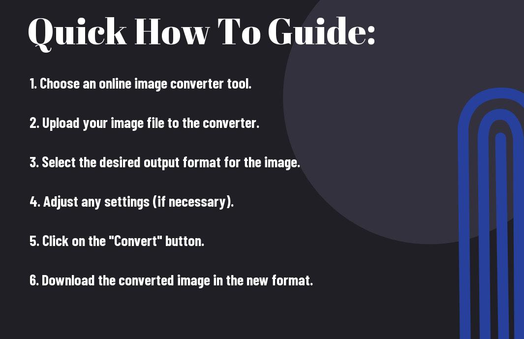 How to Use an Online Image Converter to Quickly Change File Formats